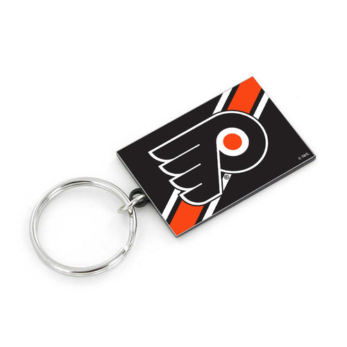 WHOLESALE PHILADELPHIA FLYERS STRIPED KEYCHAIN