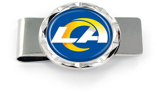 WHOLESALE LOS ANGELES RAMS DIAMOND CUT MONEY CLIP