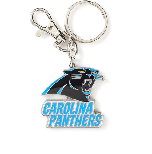 WHOLESALE CAROLINA PANTHERS TEAM LOGO HEAVYWEIGHT KEYCHAIN