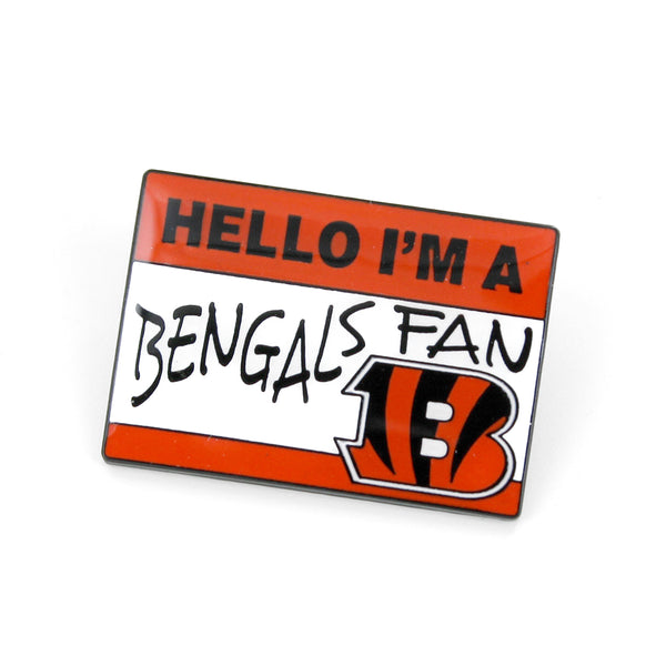 WHOLESALE CINCINNATI BENGALS NAME TAG PIN