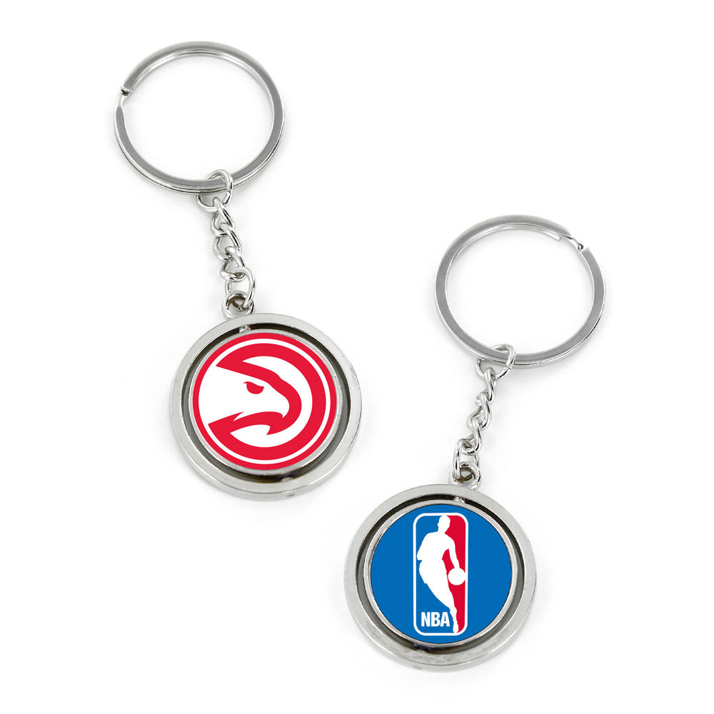 WHOLESALE ATLANTA HAWKS SPINNING KEYCHAIN