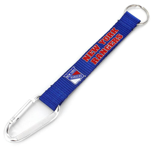 WHOLESALE NEW YORK RANGERS (BLUE) CARABINER LANYARD KEYCHAIN