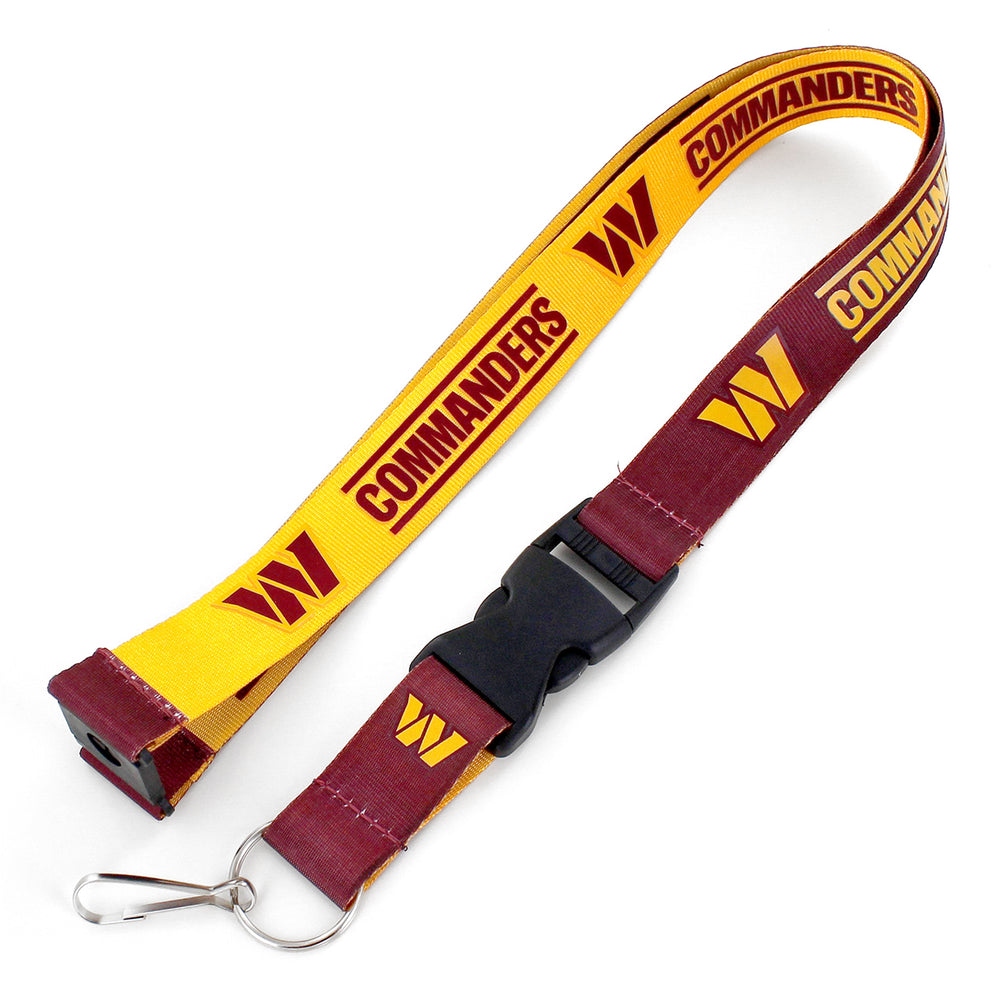 WASHINGTON COMMANDERS REVERSIBLE LANYARD