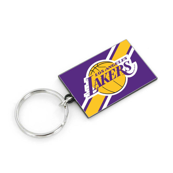 WHOLESALE LOS ANGELES LAKERS STRIPED KEYCHAIN