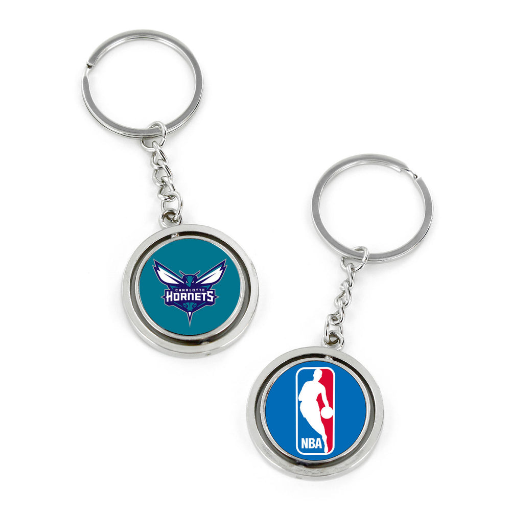 WHOLESALE CHARLOTTE HORNETS SPINNING KEYCHAIN