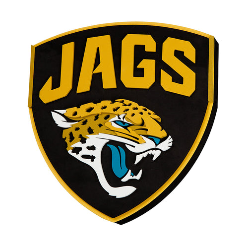 WHOLESALE JACKSONVILLE JAGUARS TEAM LOGO (SHIELD) WALL SIGN