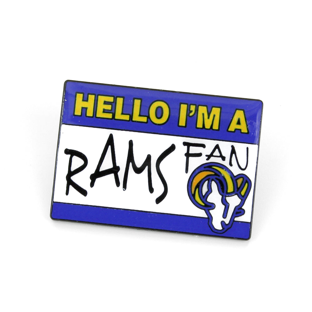 WHOLESALE LOS ANGELES RAMS NAME TAG PIN
