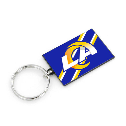 WHOLESALE LOS ANGELES RAMS STRIPED KEYCHAIN