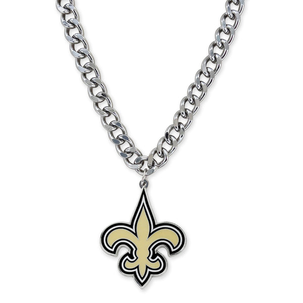 WHOLESALE NEW ORLEANS SAINTS HEAVYWEIGHT TEAM LOGO NECKLACE