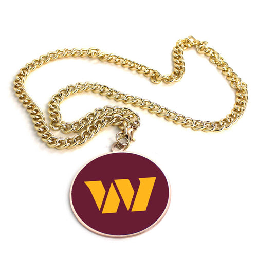 WASHINGTON COMMANDERS (GOLD) TEAM EMBLEM NECKLACE