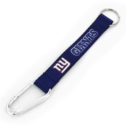 WHOLESALE NEW YORK GIANTS (BLUE) CARABINER LANYARD KEYCHAIN