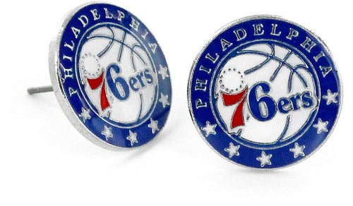 WHOLESALE PHILADELPHIA 76ERS TEAM POST EARRINGS