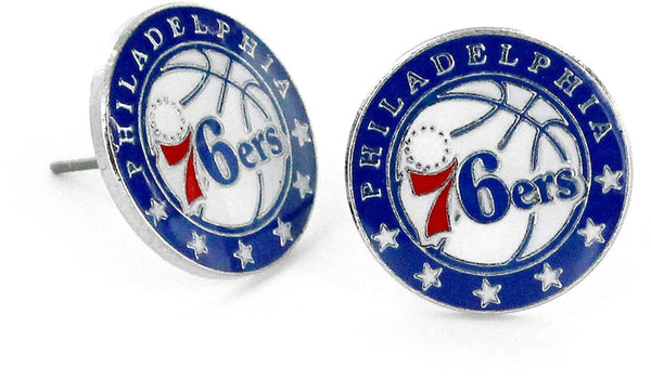 WHOLESALE PHILADELPHIA 76ERS TEAM POST EARRINGS