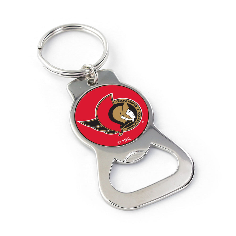 OTTAWA SENATORS BOTTLE OPENER KEYCHAIN PRIM. LOGO
