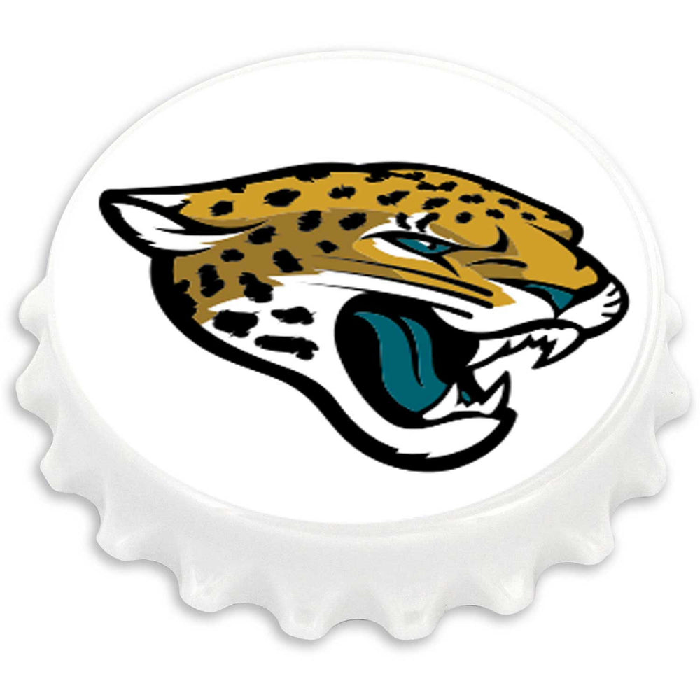 WHOLESALE JACKSONVILLE JAGUARS BOTTLE CAP BOTTLE OPENER MAGNET (OC)