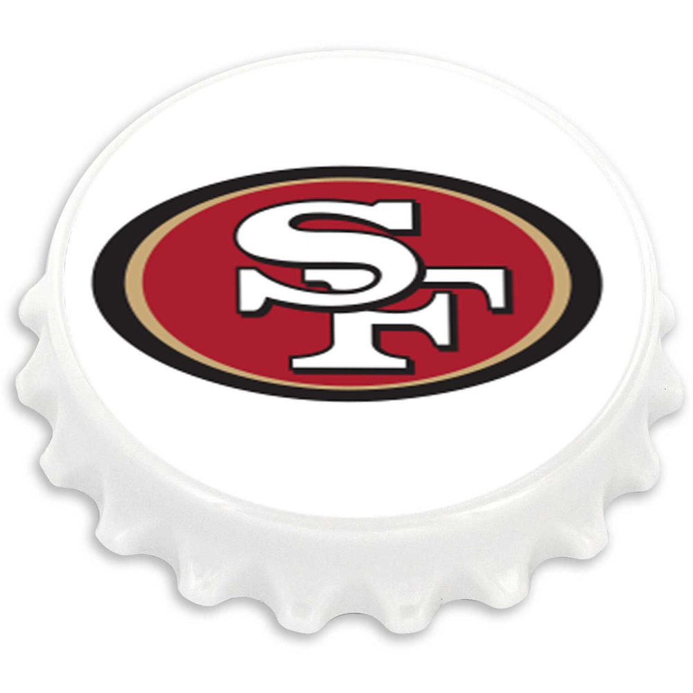 WHOLESALE SAN FRANCISCO 49ERS BOTTLE CAP BOTTLE OPENER MAGNET (OC)