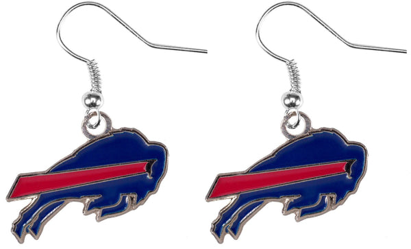 WHOLESALE BUFFALO BILLS LOGO DANGLER EARRINGS