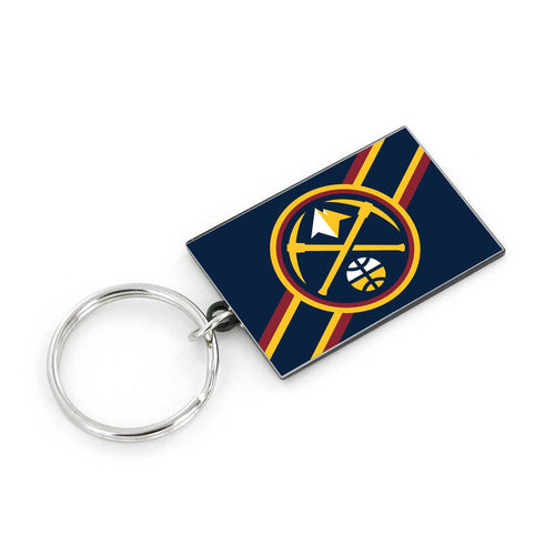 WHOLESALE DENVER NUGGETS STRIPED KEYCHAIN