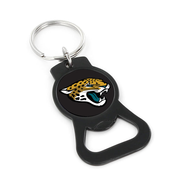 WHOLESALE JACKSONVILLE JAGUARS (BLACK) BOTTLE OPENER KEYCHAIN