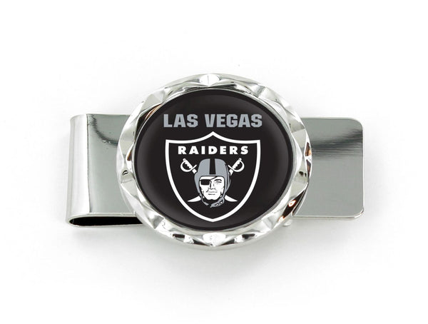 WHOLESALE LAS VEGAS RAIDERS "LV" DIAMOND CUT MONEY CLIP