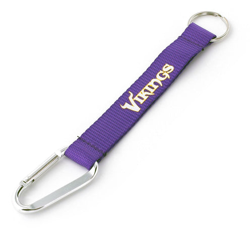 MINNESOTA VIKINGS (PURPLE) CARABINER KEYCHAIN