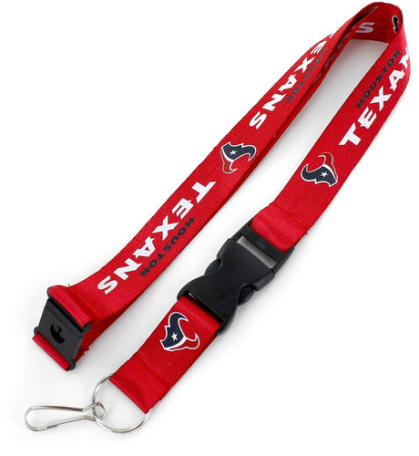 WHOLESALE HOUSTON TEXANS (RED) TEAM LANYARD