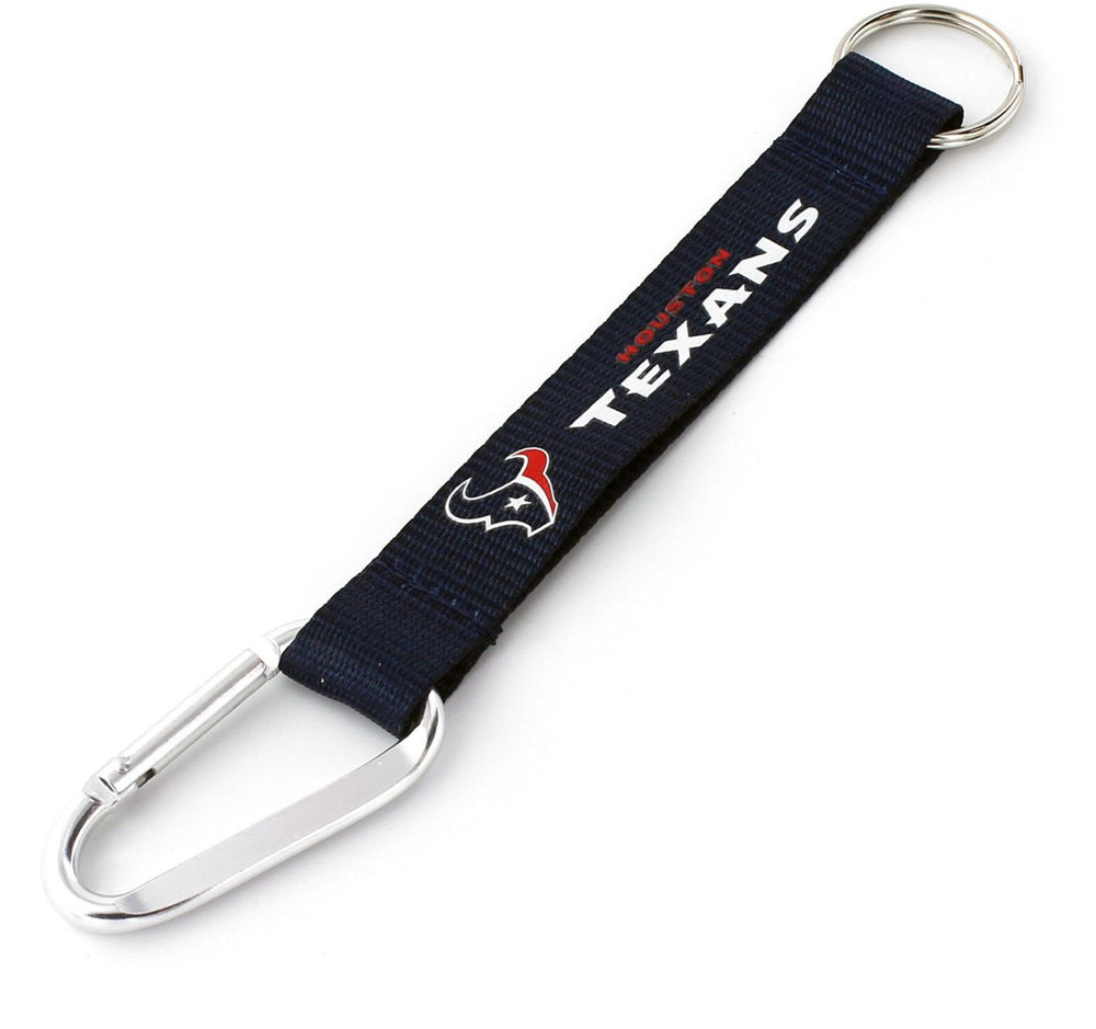 WHOLESALE HOUSTON TEXANS (BLUE) CARABINER KEYCHAIN