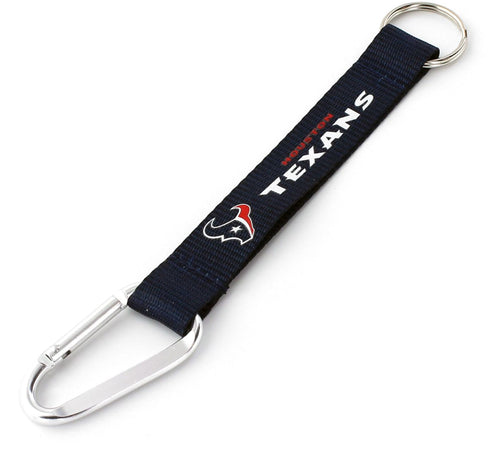 WHOLESALE HOUSTON TEXANS (BLUE) CARABINER KEYCHAIN