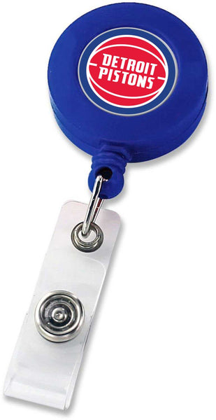 WHOLESALE DETROIT PISTONS RETRACTABLE BADGE HOLDER BLUE (NE)