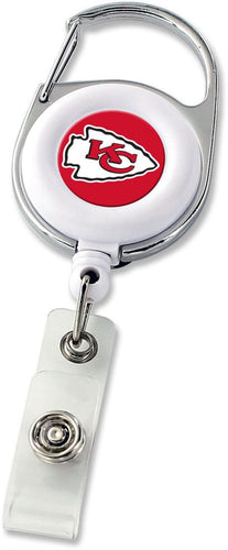 WHOLESALE KANSAS CITY CHIEFS DELUXE CLIP BADGE REEL