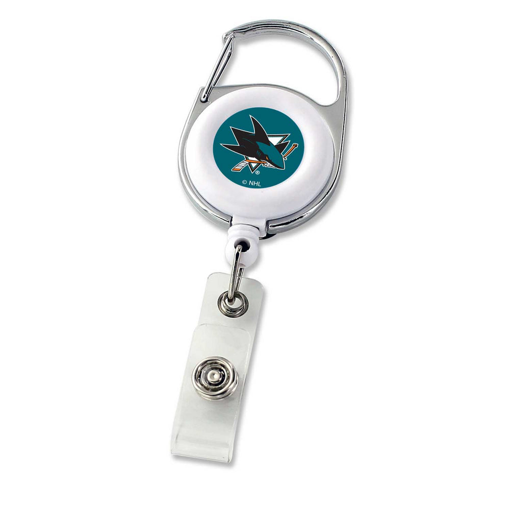 WHOLESALE SAN JOSE SHARKS DELUXE CLIP BADGE REEL