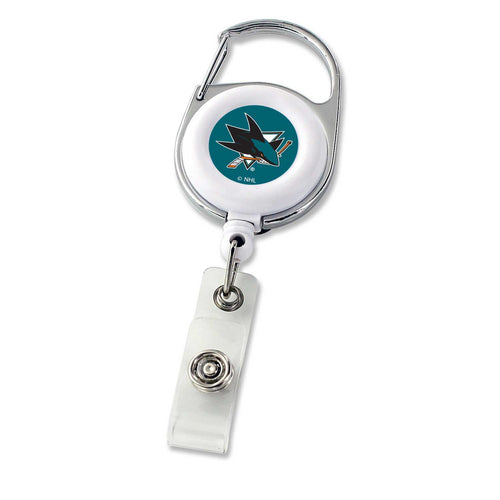 WHOLESALE SAN JOSE SHARKS DELUXE CLIP BADGE REEL