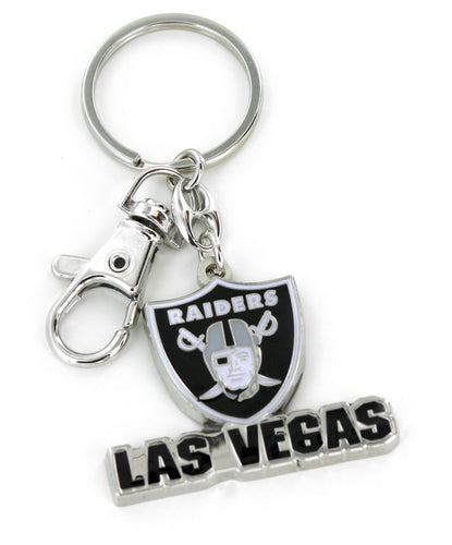 WHOLESALE LAS VEGAS RAIDERS "LV" HEAVYWEIGHT KEYCHAIN