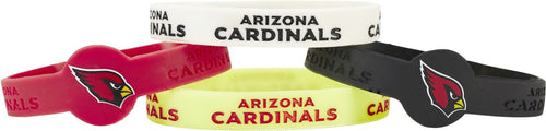 ARIZONA CARDINALS SILICONE BRACELETS (4-PACK)