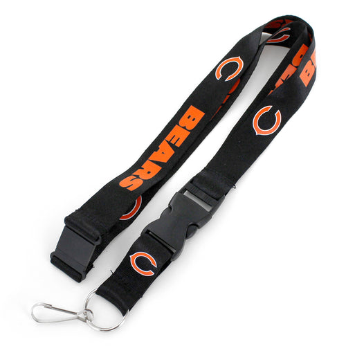 WHOLESALE CHICAGO BEARS (BLACK) TEAM LANYARD