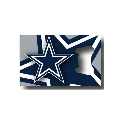 WHOLESALE DALLAS COWBOYS CREDIT CARD BOTTLE OPENER MAGNET