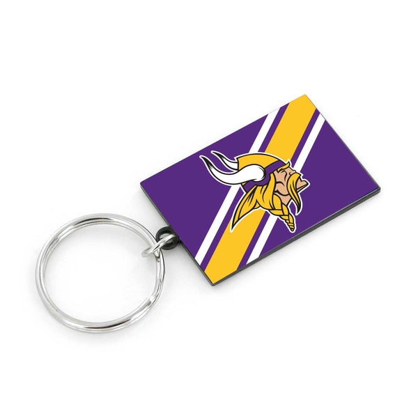 WHOLESALE MINNESOTA VIKINGS STRIPED KEYCHAIN