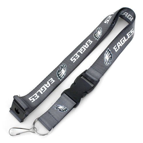WHOLESALE PHILADELPHIA EAGLES (CHARCOAL) TEAM LANYARD
