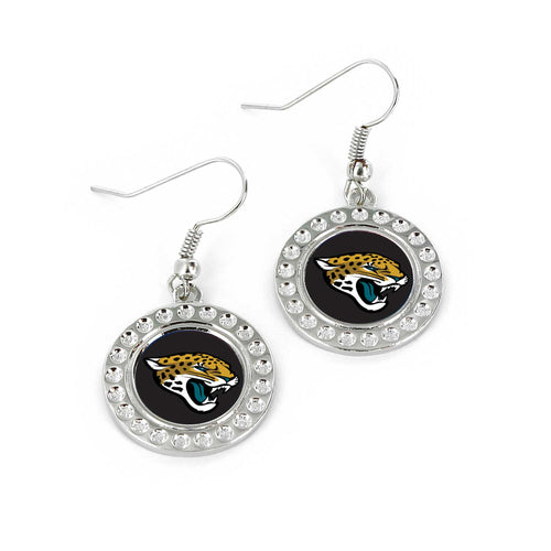 WHOLESALE JACKSONVILLE JAGUARS DIMPLE EARRINGS (FJ-1080)