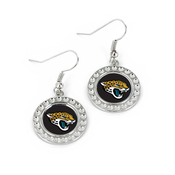 WHOLESALE JACKSONVILLE JAGUARS DIMPLE EARRINGS (FJ-1080)