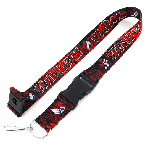 WHOLESALE PORTLAND TRAIL BLAZERS GRAFFITI LANYARD