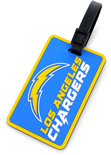 WHOLESALE LOS ANGELES CHARGERS SOFT BAG TAG