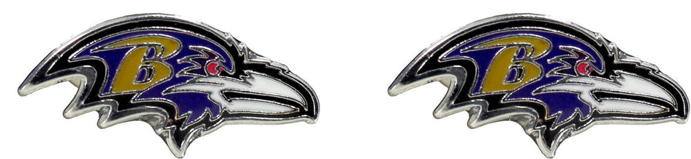 WHOLESALE BALTIMORE RAVENS LOGO POST EARRINGS