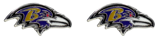 WHOLESALE BALTIMORE RAVENS LOGO POST EARRINGS
