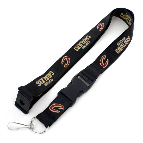 WHOLESALE CLEVELAND CAVALIERS (BLACK) TEAM LANYARD