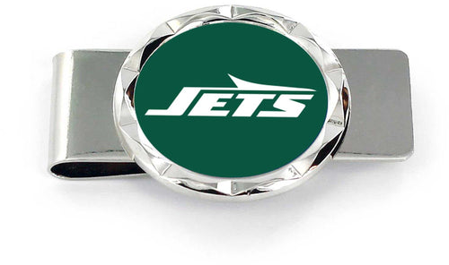 WHOLESALE NEW YORK JETS DIAMOND CUT MONEY CLIP