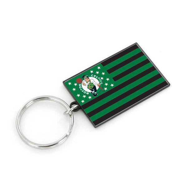 BOSTON CELTICS AMERICANA FLAG KEYCHAIN