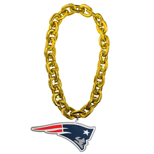 WHOLESALE NEW ENGLAND PATRIOTS (GOLD) FAN CHAIN