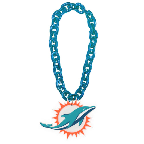 WHOLESALE MIAMI DOLPHINS (TEAL) FAN CHAIN