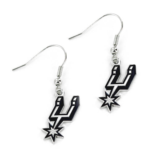WHOLESALE SAN ANTONIO SPURS LOGO DANGLER EARRINGS